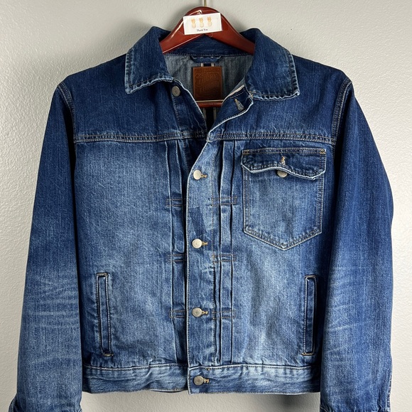Lucky Brand Denim Jacket in size S - color is Synder - Picture 7 of 7